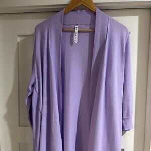 Ladies Open Front Knit Cardigan Size 1X